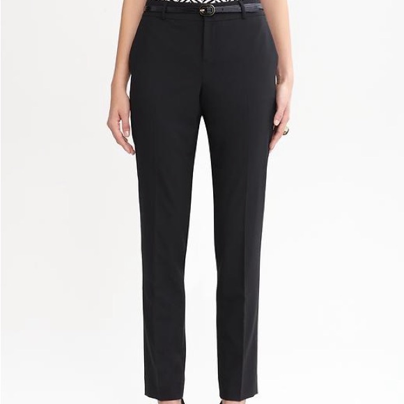 Banana Republic - The Martin Fit - Classic Black Pants NWT - Picture 1 of 9